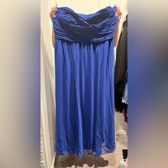 NWT Lauren Ralph Lauren Evening Strapless Formal Dress Color Tidal Blue Size 20W - Picture 15 of 15